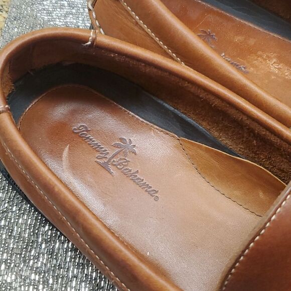 SOLD!!! TOMMY BAHAMA Leather Tassel Loafers - Size 10M - Picture 5 of 10